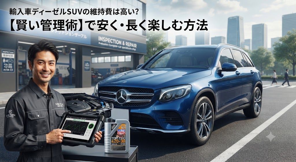 輸入車ディーゼルSUVの維持費は高い？維持のポイントと注意点