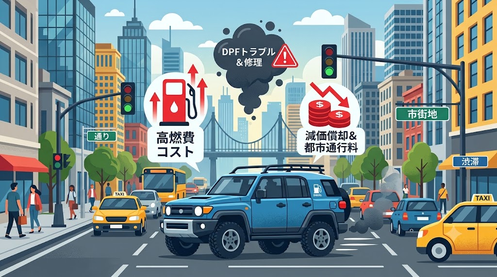 街乗りメインなら損？ディーゼル4WDのSUV維持費とDPF再生の真実