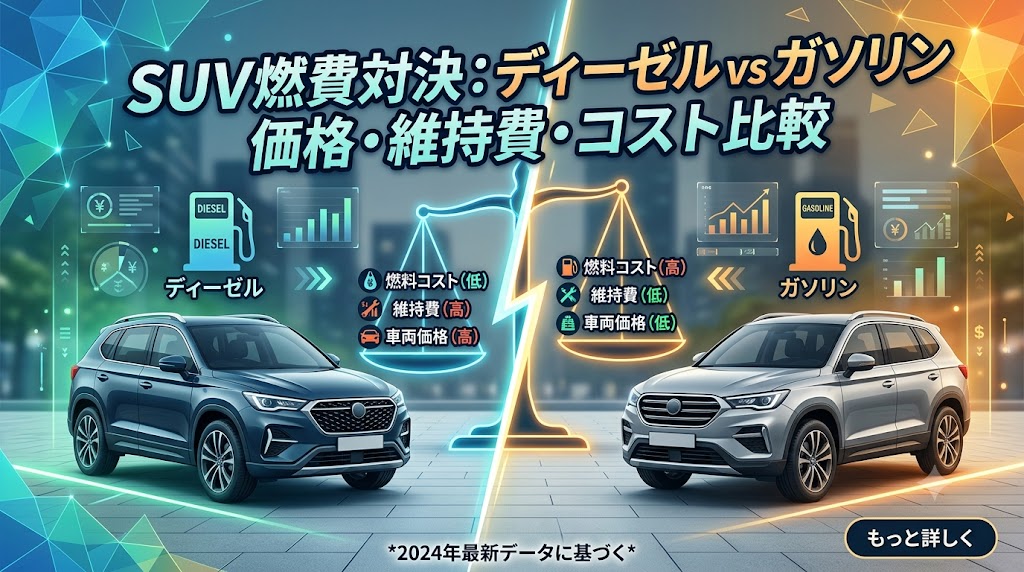ディーゼル車とガソリン車の「価格差」はなぜ生まれる？